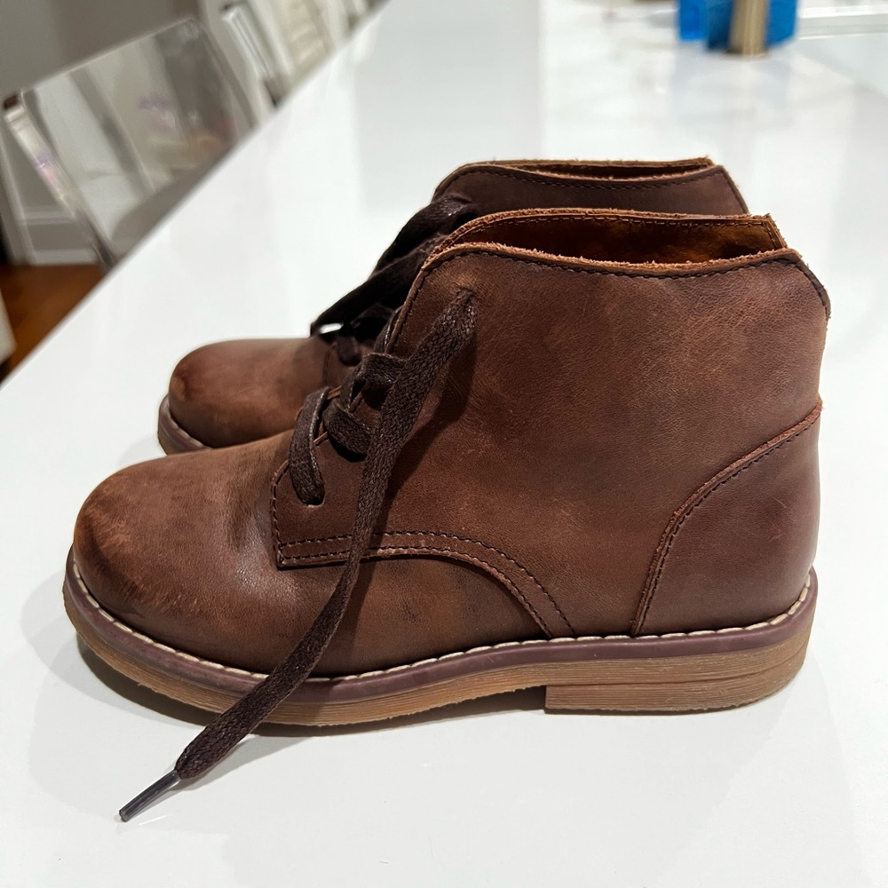 McCoy’s Boys Brown Leather Lace-Up Boots (Toddler)